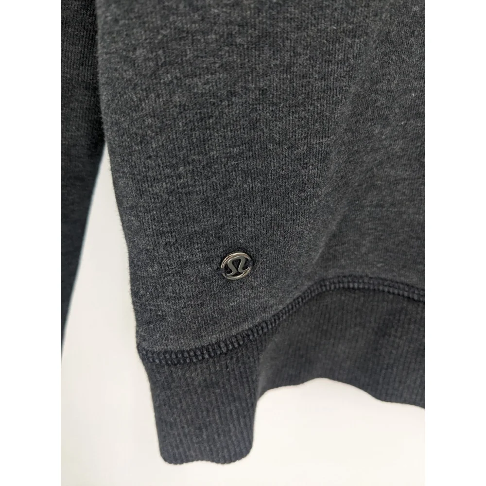Lululemon Jacket Womens Small Gray Hug It Out Sweater Full Zip Athleisure Active